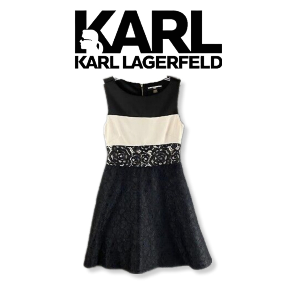 Karl Lagerfeld Paris Fit Flare Met Gala Dress